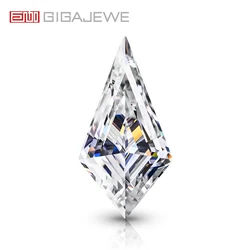GIGAJEWE Moissanite Kite Cut Hand-Cutting White D Color VVS1 Premium Gems Loose Diamond Test Passed Gemstone For Jewelry Making