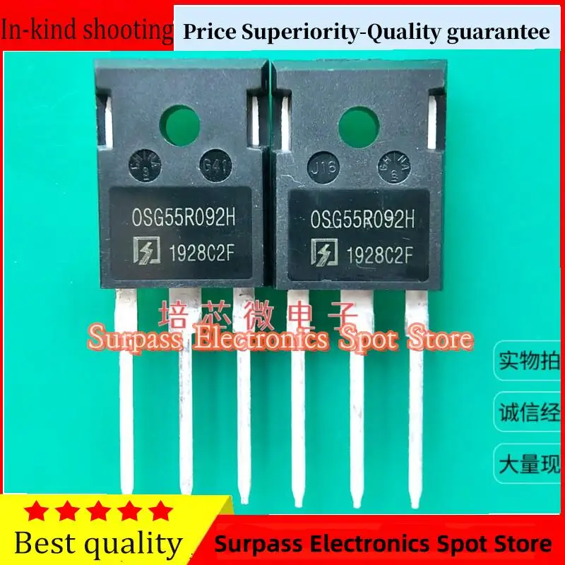 

10PCS-100PCS OSG55R092H MOS TO-247 40A/550V Price Superiority-Quality guarantee