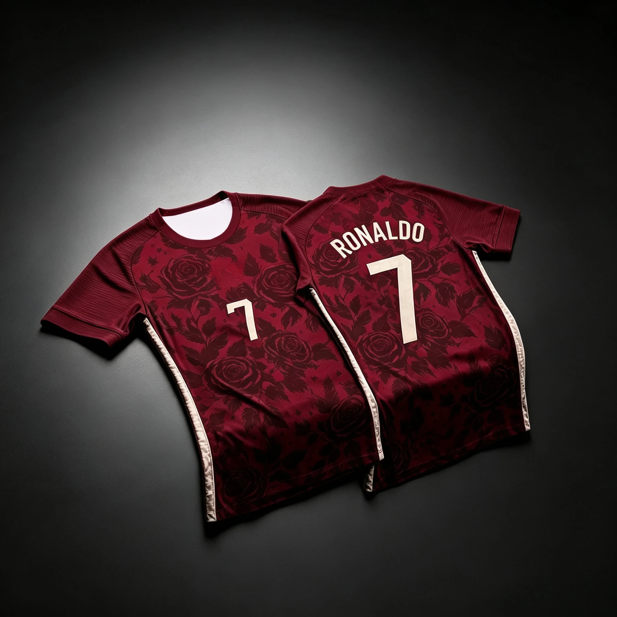 26 new bestseller Portugal No.7 Rose, gender 3D printed quick drying jersey fan training support breathable short sleeved top
