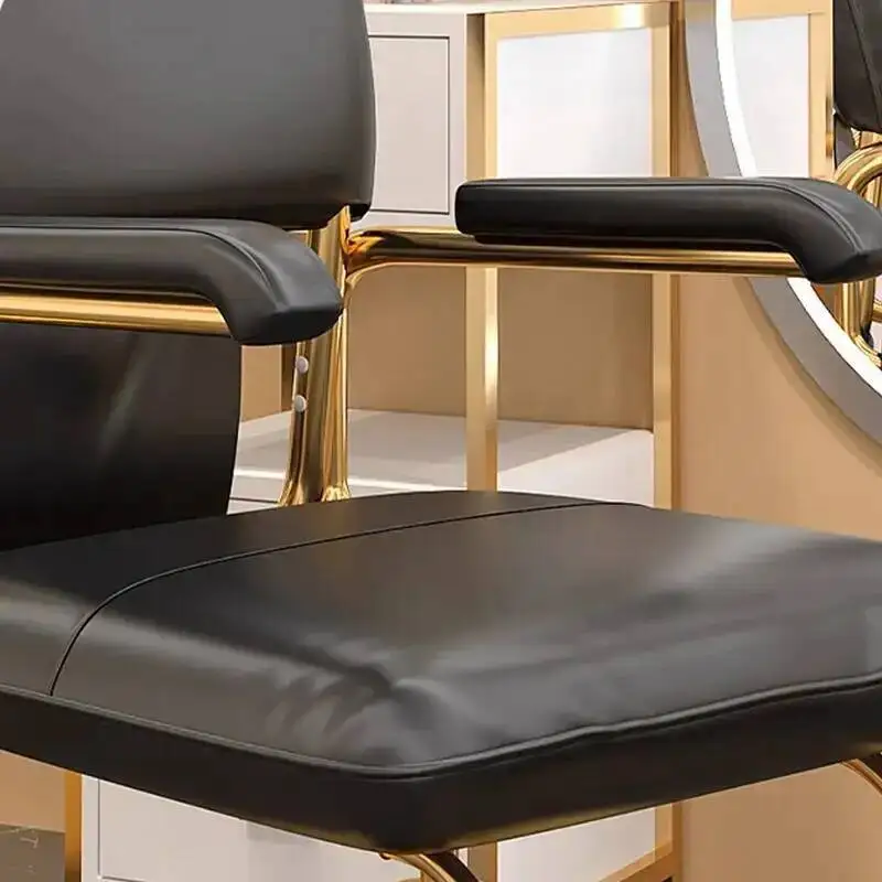 Shop Living Chair Barber Cheap Luxury Armchair Room Barbars Rotating Barbers Chairs Stainless Steel Chassis Stoel Barberchair