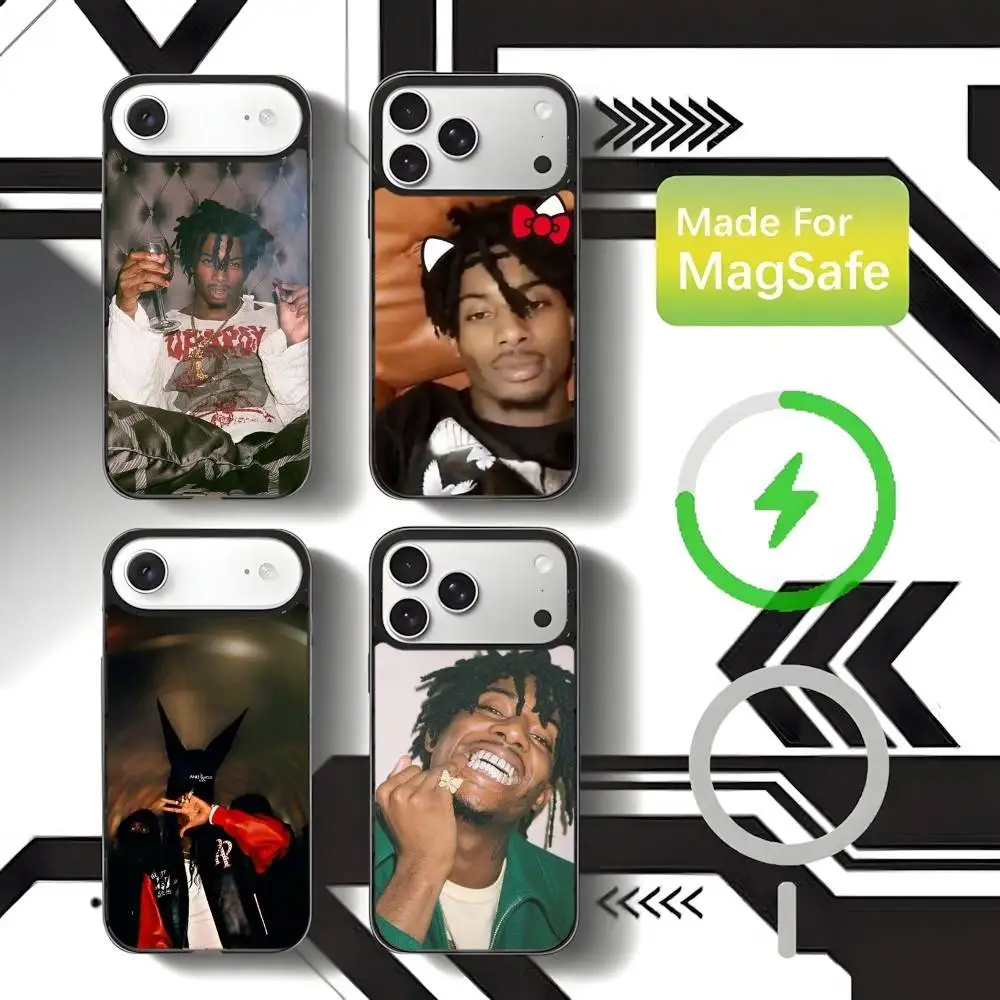 

P-Playboy Carti I Am Music Phone Case For iPhone 17,16,15,14,13,12,11,Pro,Max,Plus,Mini,SE4,E Magnetic Magsafe Wireless Charging