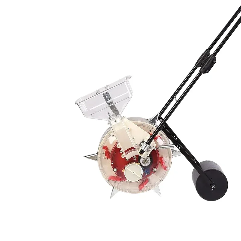Hand-pushed seeding machine for peanuts, corn, soybeans, manual fine seeder