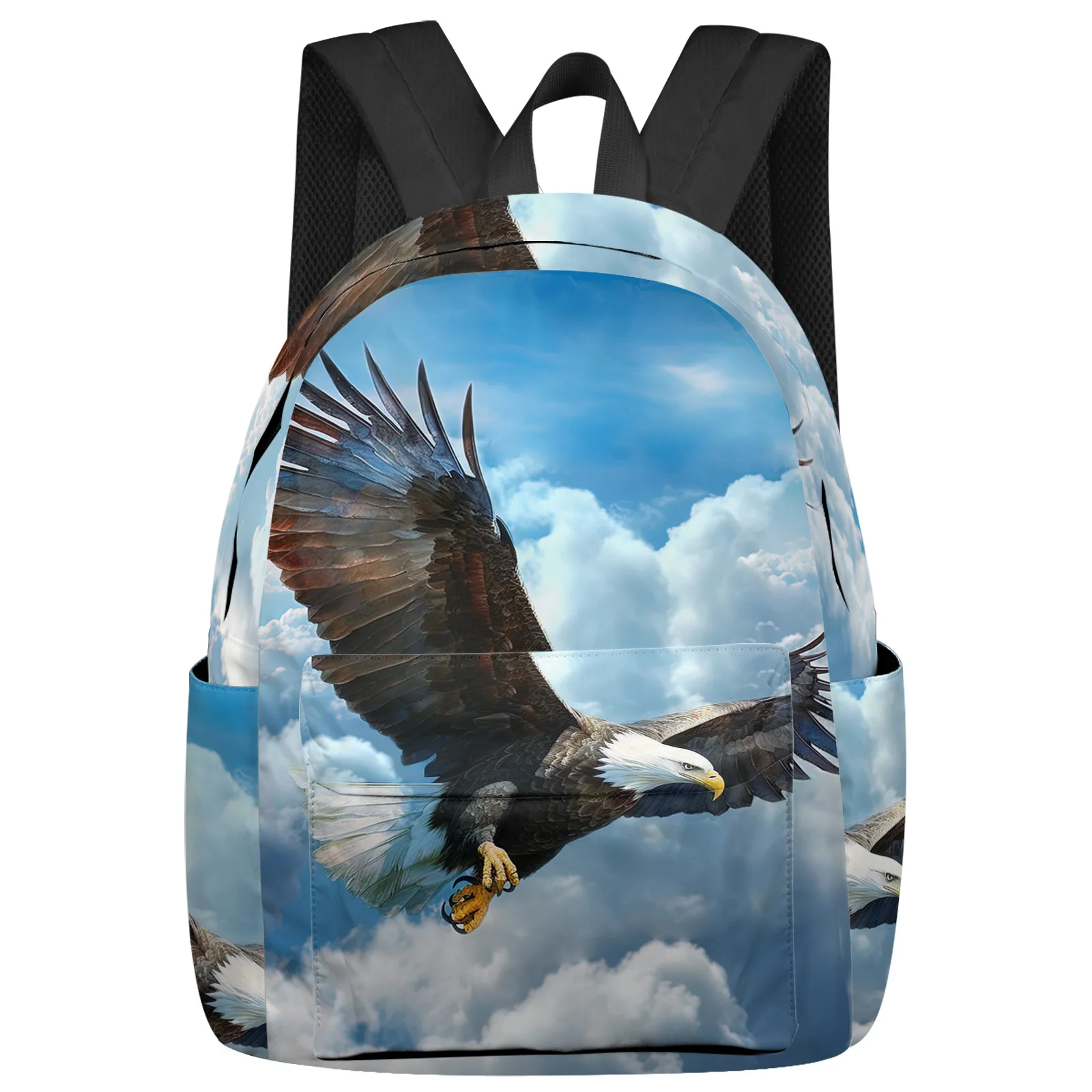 Sky Clouds Eagle Women Man Backpacks Waterproof Multi-Pocket School Backpack For Student Boys Girls Laptop Book Pack Mochilas