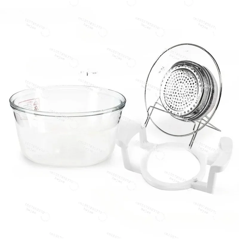 12L Digital Halogen Convection Oven With Glass Bowl, Transparent Air Fryer, 220-240V Flavor Wave Oven