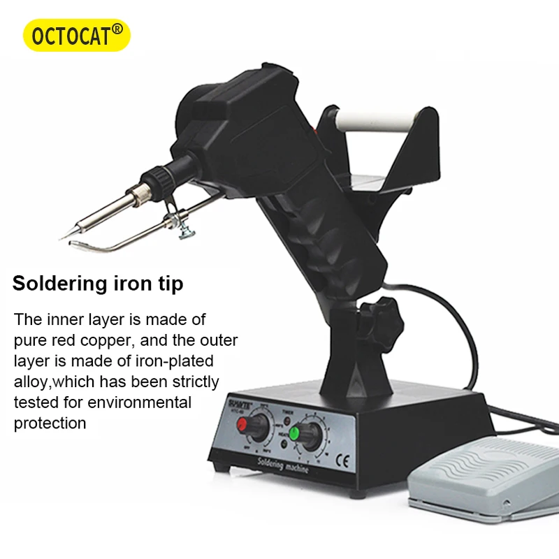 Foot-operated Internal/External Heating Spot Welding Tool Electric 80w Soldering Iron Automatic Tin Iron Temperature Adjustable