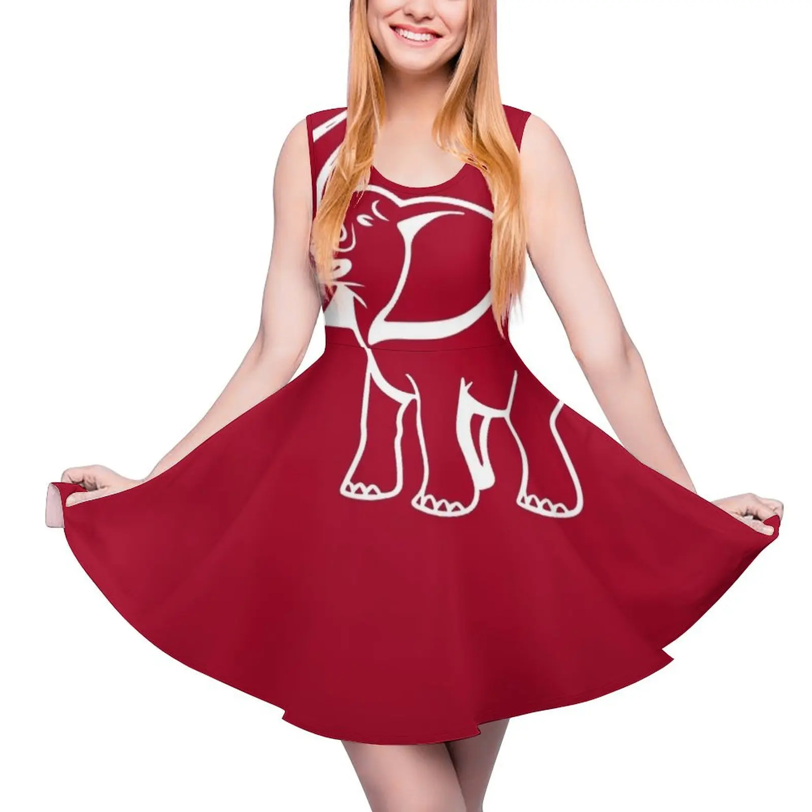 Delta Elephant Sigma Red Theta 2 Sleeveless Dress long dress women Elegant gowns
