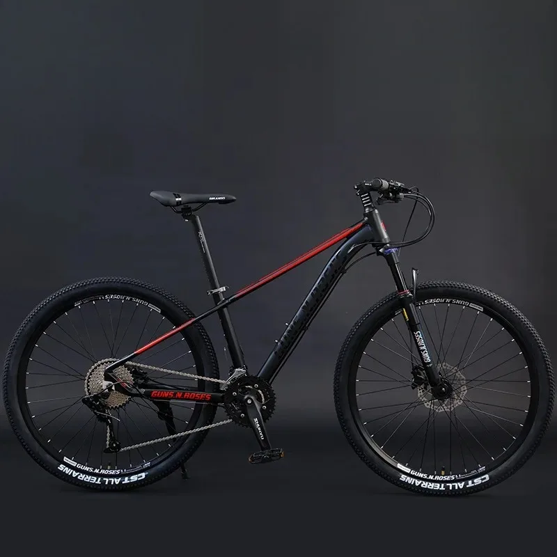 

Aluminum Frame Hydraulic Disc Brake Geared Mountain Bike for Men & Women, Teens, Students, Adults - Off-Road Cycling