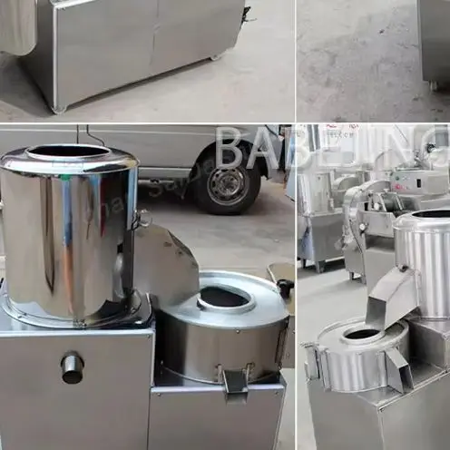 

New Fully Automatic Potato Peeler, Vegetable Slicer, Sweet Potato Drum Cleaner, Potato Slicer
