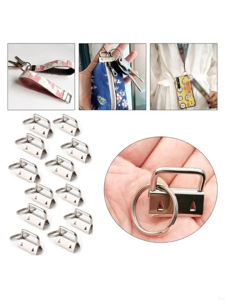 

50 шт. 1 дюйм для брелока, набор оборудования с разъемными кольцами, плоскогубцы, хвостовые зажимы для ремешка, зажим, брелок