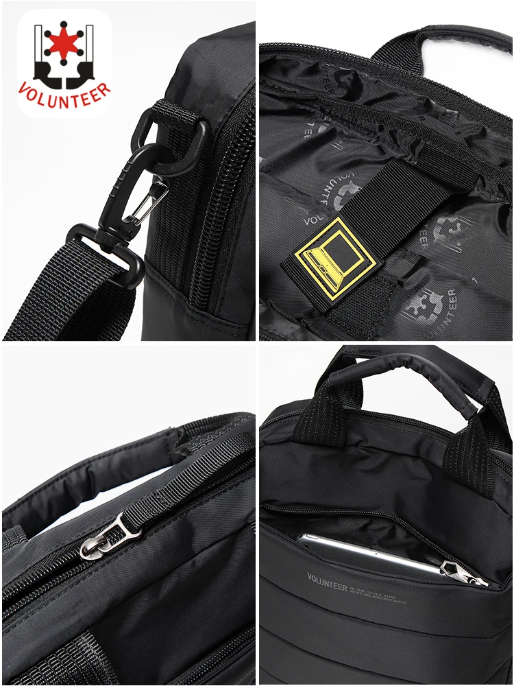 Imagem -05 - Bolsa de Ombro Multifuncional Masculina Bolsa de Viagem de Pano Oxford Casual Que Combina com Tudo Nova na Moda para Telefone 171304 2023