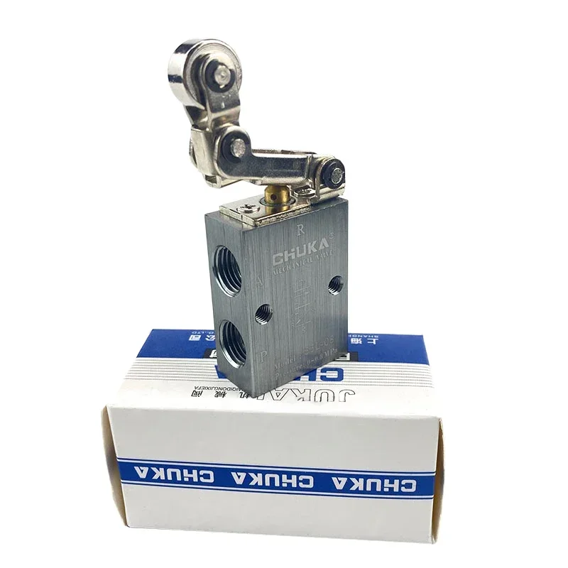 S3L Roller Type Pneumatic Control Valve Two-position Three-way Mechanical Valve S3L-M5 S3L-06 S3L-08 Aluminum Alloy