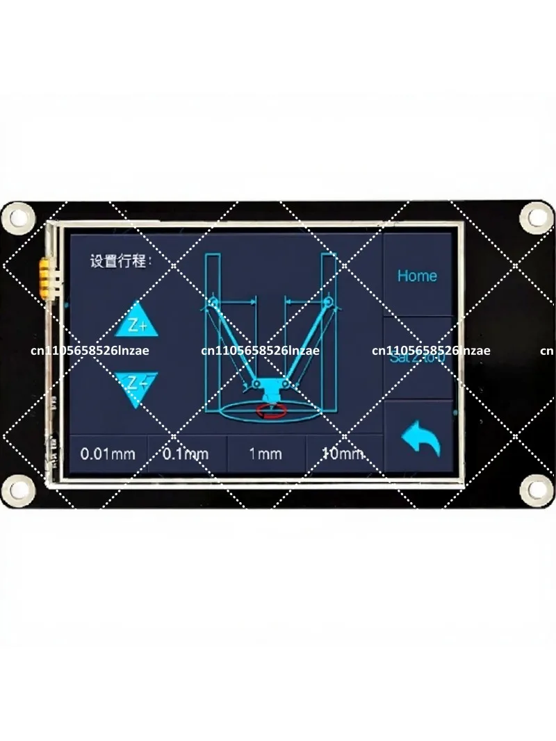 3D Printer 3.5 Inch Color Touch Screen Display, LCD Screen Replacement for 3D Printer Accessories