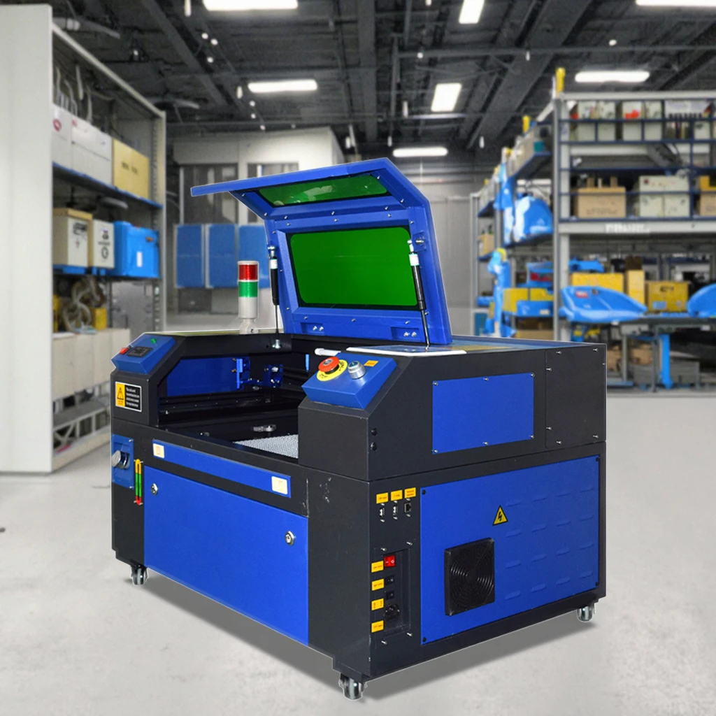 

New CO2 Laser Engraving Machine 5030/6040/7050 Series for Wood Paper Rubber MDF Plywood Leather Ruida Control LAS DXF PLT DST
