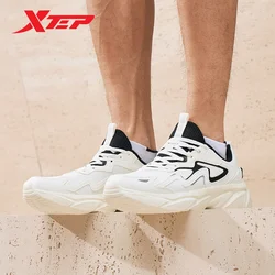 Xtep Skateboarding Shoes For Men 2023 Autumn Comfortable Sports Shoes Wear-Resistant Street Style Sneakers Support 977319110013