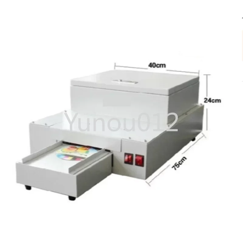 CD Laminating Machine Desktop UV Coating Machine, DVD Over Oiling Photo Laminating Machine Light Solid Coating Machine YZ CD/DVD