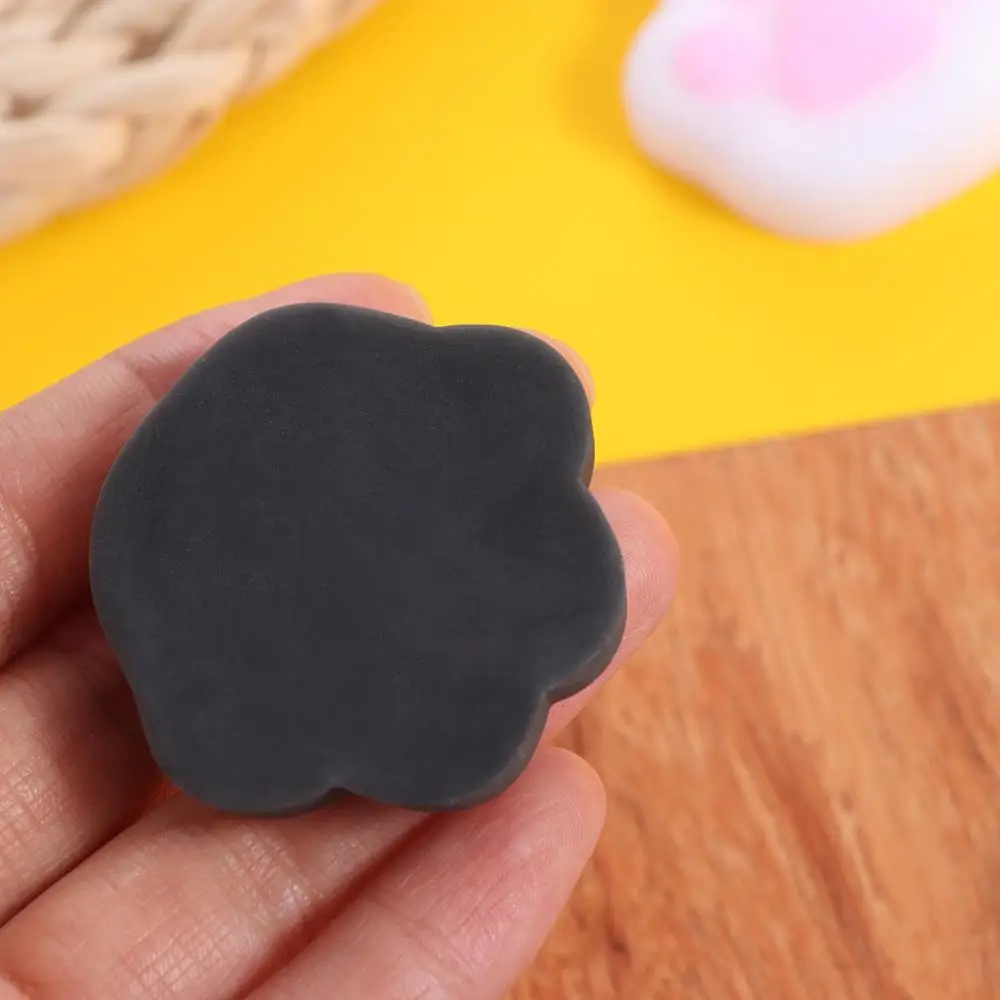 Novelty Sensory Mini Cat Paw Squeeze Silicone TPR Cartoon Fidget Fidget 3D Pinch Decompression Children
