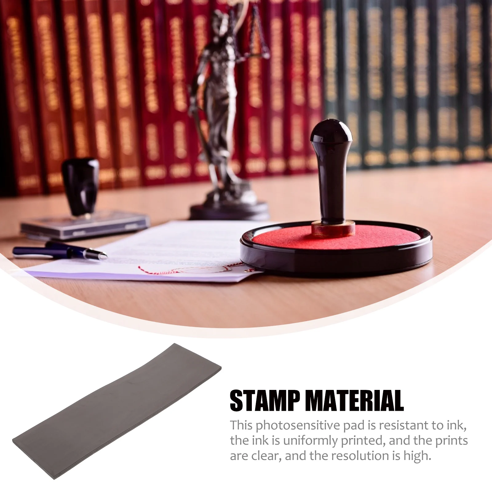 Stamp Pad Cushion High Grade Material Absorption for Practical Photosensitive Durable Ink Portable