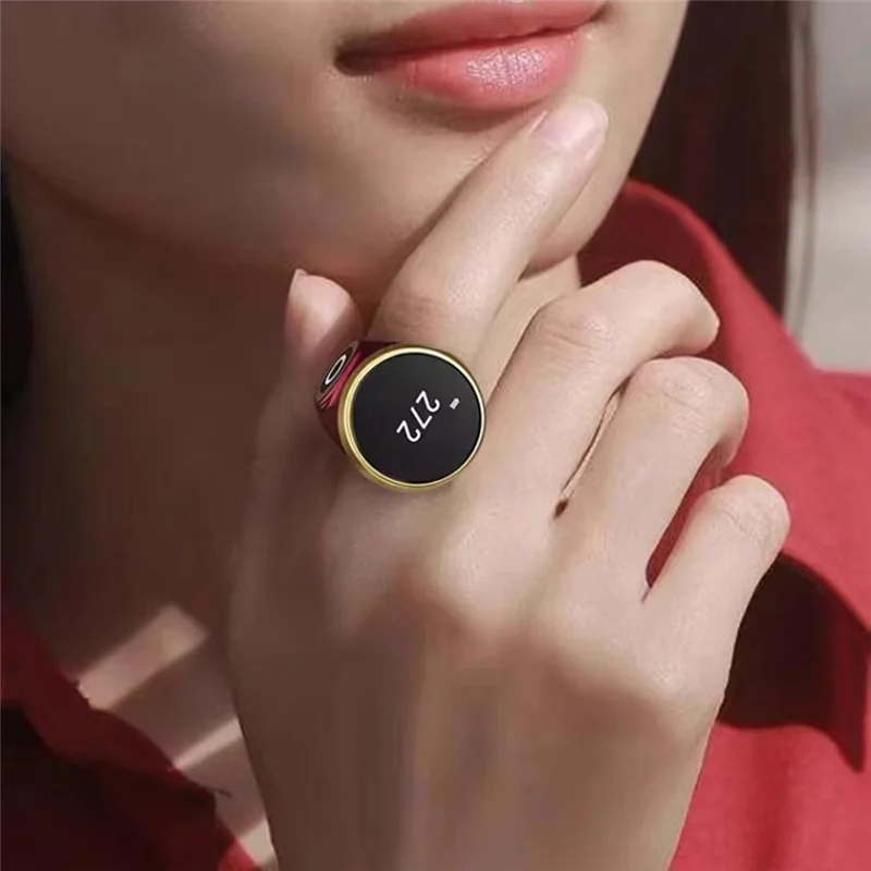 A60F-Hand Press Electronic Digital Counting Counter Ethnic Style Portable Points Rechargeable Ring Ring Idea Tally Counter