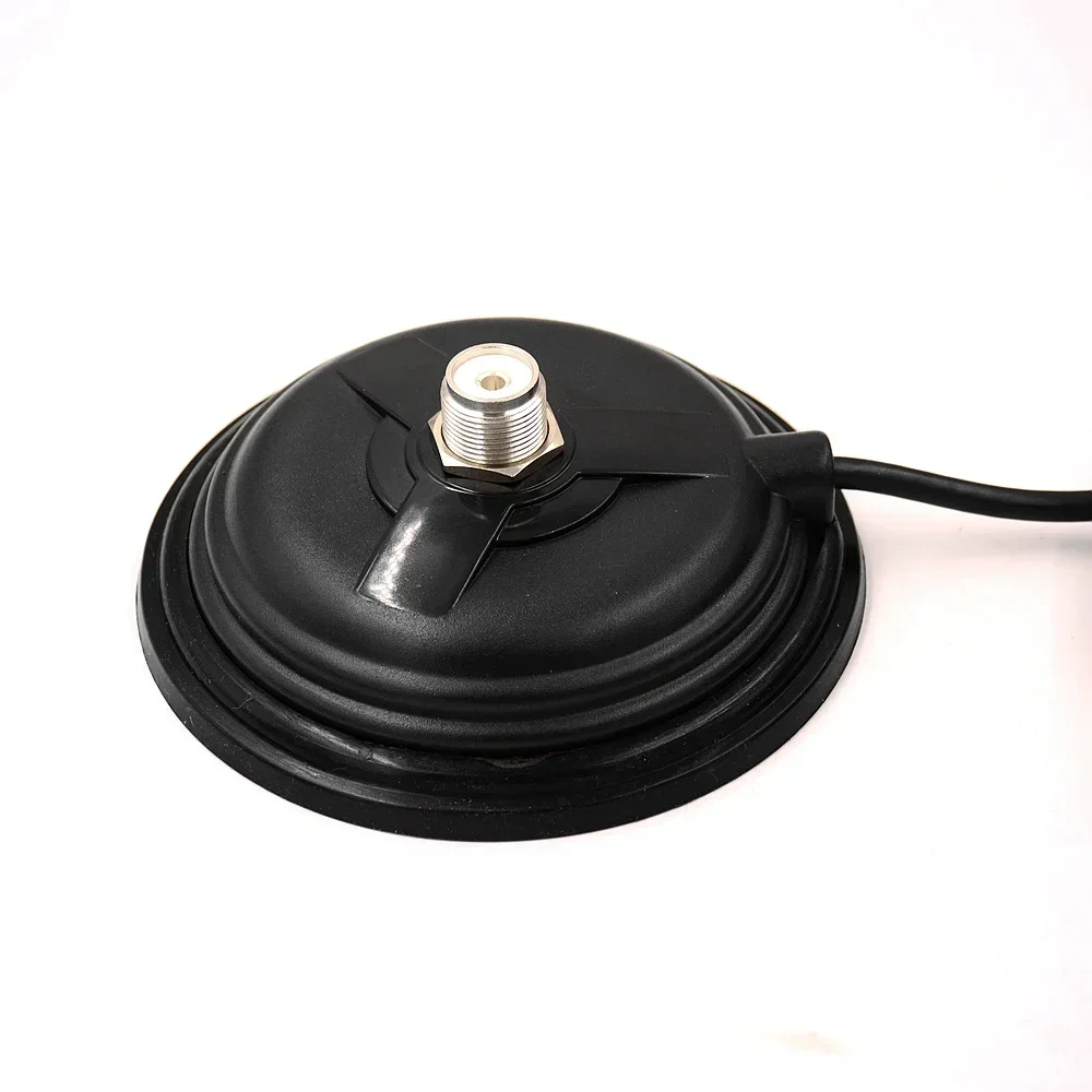 Antenna Magnetic Roof Mount Base 11cm/16cm & 4M RG58 Cable UHF Male PL259 Connector Car Mobile Truck Taxi Antennas Accessory