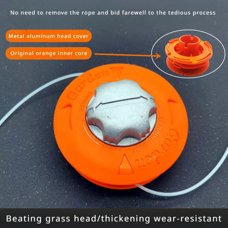 

Weeding Head Without Dismantling and Threading Rope Thickening Automatic Rope Mower Accessories