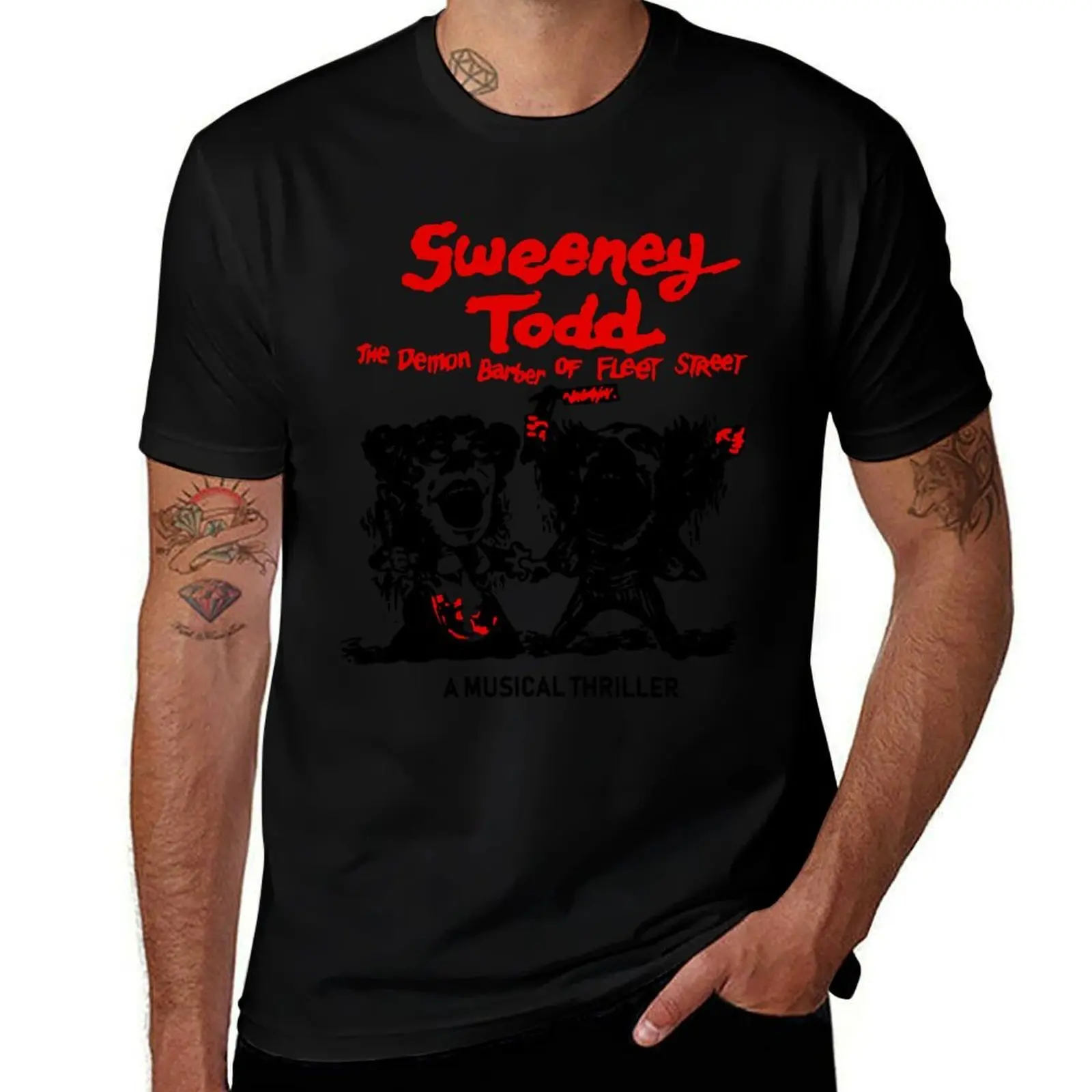 Sweeney For Fans T-Shirt Basic Solid Tee for Daily Use T-Shirt
