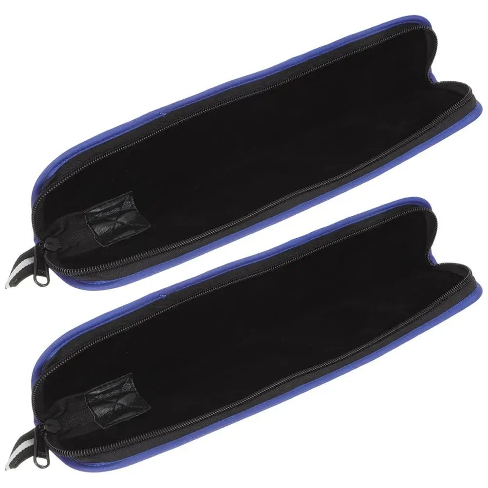 

2pcs Flute Carry Bag Clarinet Mini Tote Waterproof Black Portable Storage Pouch Oxford Material Protective Case