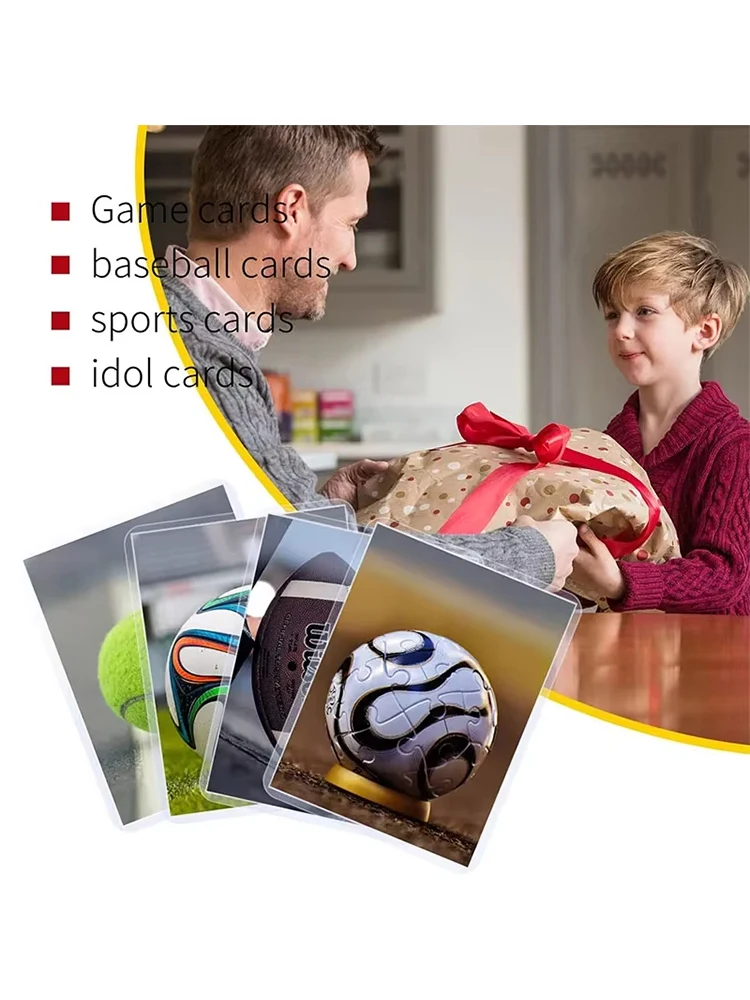 Kaarthoezen Houder Spelkaarten PVC Hard Plastic Speelgoed Top Voor Beschermers Handel Opslag Cadeau 3 x 4 inch - afbeelding 2