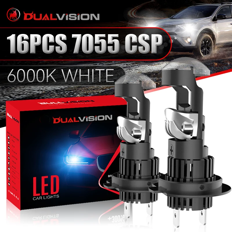 H7 H4 LED Projector Lens 2PCS Headlight Bulbs H11 H8 H9 9005 HB3 9006 HB4 9012 HIR2 Canbus Car Motorcycle Lamp Bi Led Mini Lens