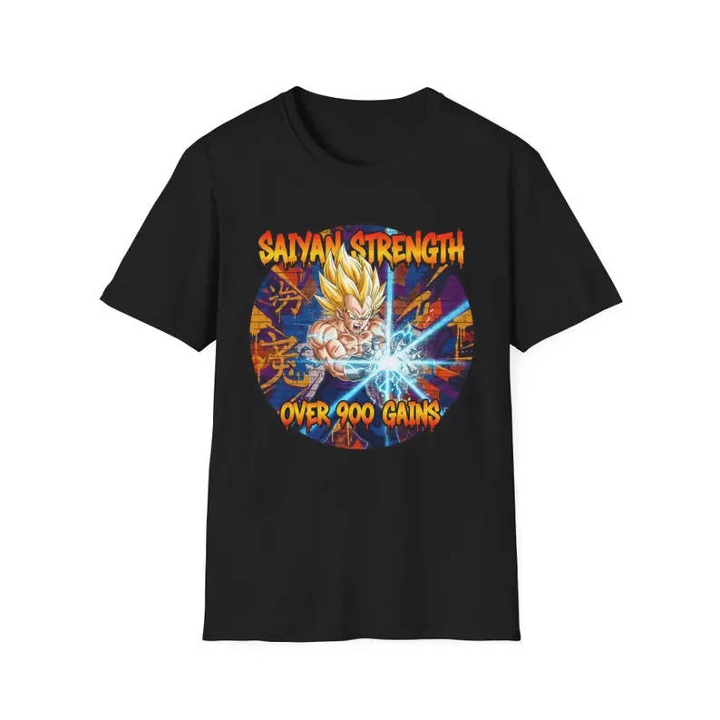 

2026 Super Saiyan Beigita Pure Cotton T-shirt - Comfortable, Breathable, High-Quality, Insy Y2K