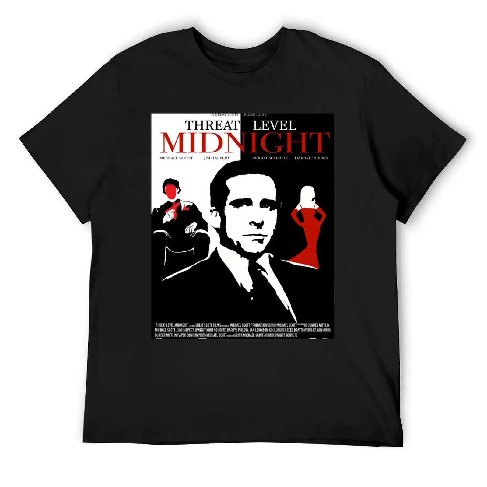 

The Office: Threat Level Midnight Movie Poster T-Shirt cute tops gifts for boyfriend t shirts for men pack