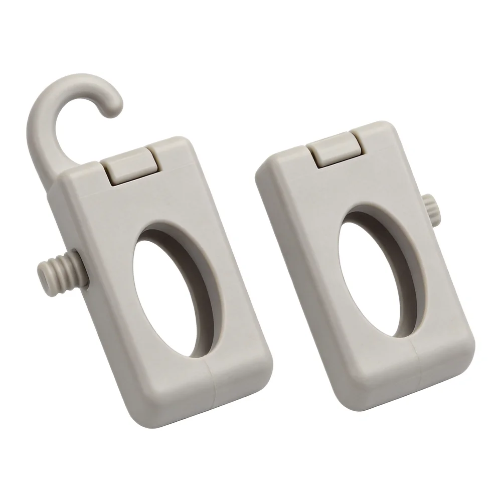 Retainer Fastener Sun Visor Clip Grey Parts Replacement Support Vehicle 2pcs 85235C9000 Front Roof For Hyundai