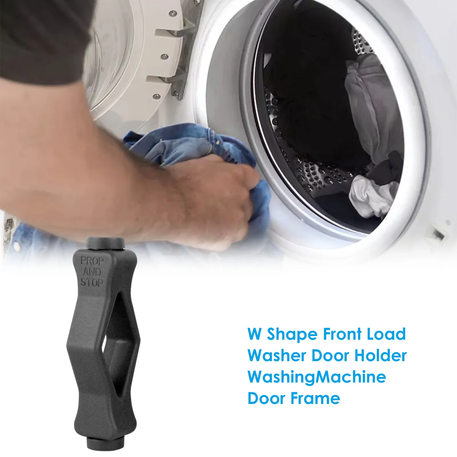 1PC Laundry Door Prop Front Load Washer Door Opener Prop And Stop Front Load Washer Door Holder For Most Washing Machines