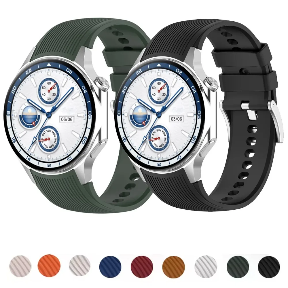 No Gap Sports Silicone for Oppo Watch X X2 Smartwatch Comfortable Breathable Wristband for For OnePlus Watch 2 3 2R Accessories