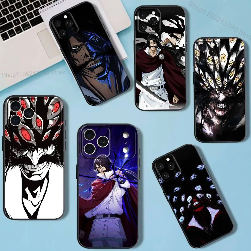 

Y-YhwachS Quincy King Phone Case For iPhone 11,17,16,14,12,15,13,Max,SE4,Plus,E,Pro,Air,Mini Black soft Cover allover print