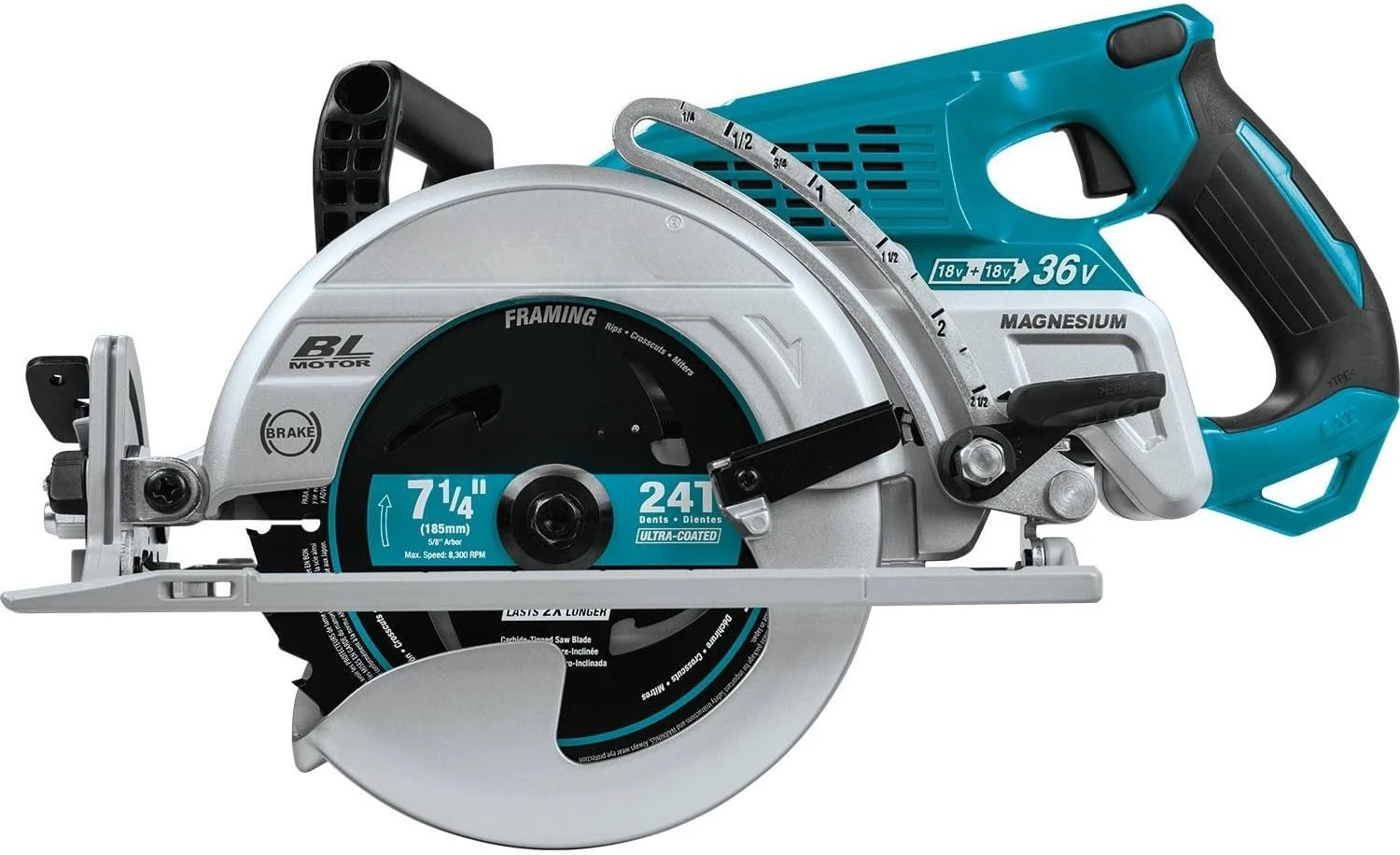 

36V (18V X2) LXT Brushless Rear Handle 7-1/4" Circular Saw, Tool Only