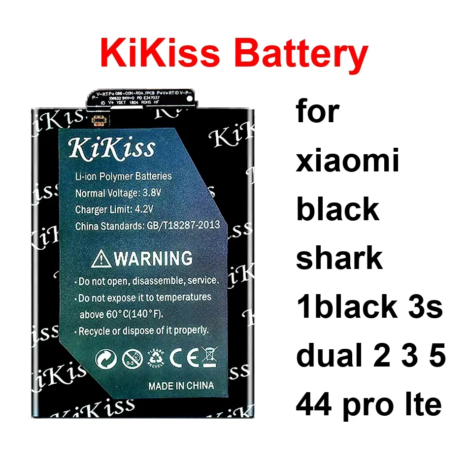 

2050-5200Mah For Xiaomi Black Shark 1BLACK 3S Dual 2 3 5 44 Pro Lte Mobile Phone Battery BS03FA BS10FA BS06FA