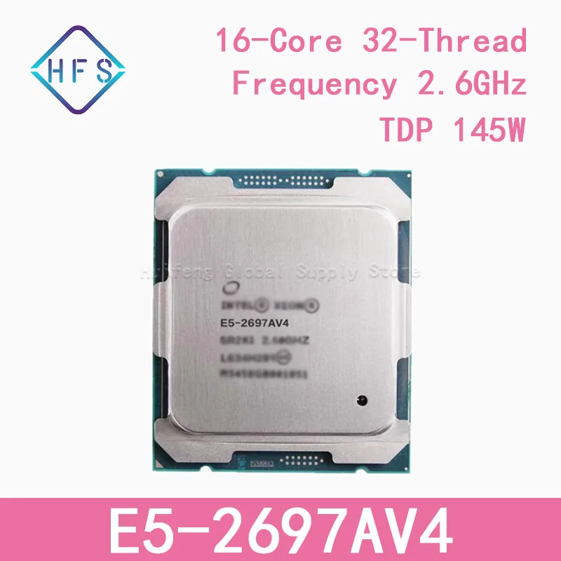 

Процессор Xeon E5-2697AV4, 2,60 ГГц, 16 ядер, 32 потока, 145 Вт, поддержка процессора DDR4 E5-2697A V4 LGA2011-3