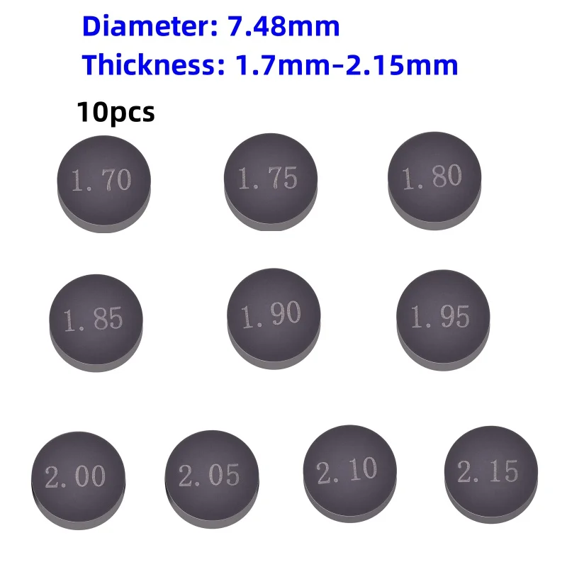 7.48 mm Valve Shim for Suzuki Honda Yamaha Kawasaki VFR ST ZX ZG SV GSXR AN DL FZR 1100 1300 750 660 636 YZF R1 R6 1000 650 900