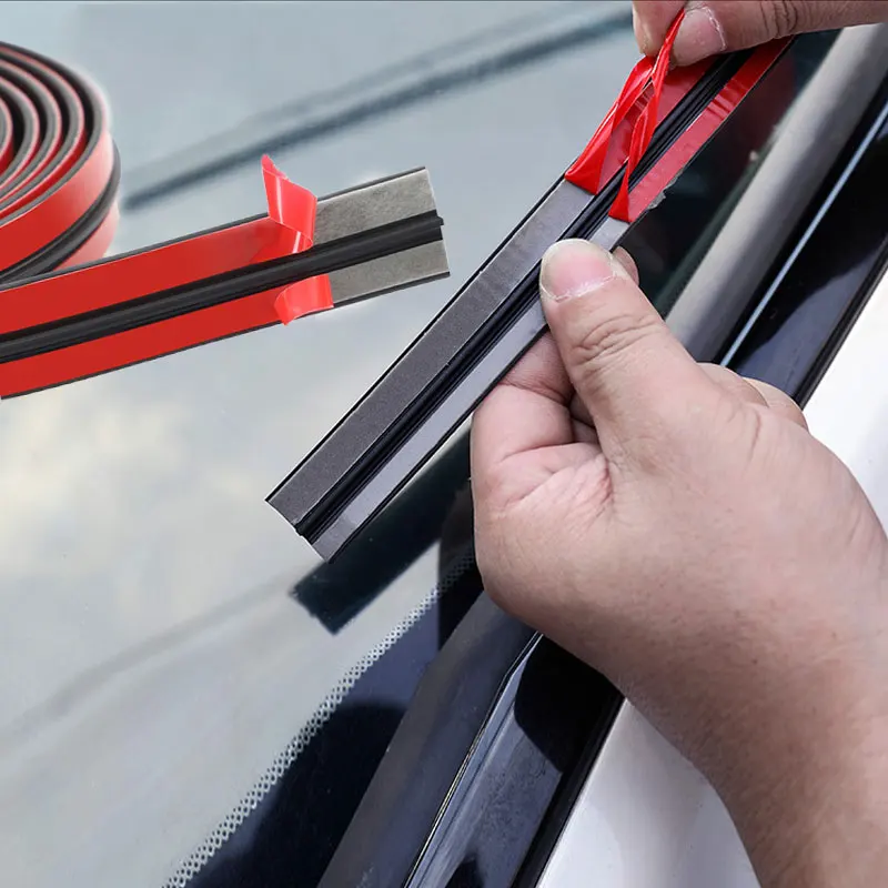 Car Seals Edge Sealing Strips Rubber Auto Roof Windshield Car Sealant  Waterproof Dustproof Seal Strip