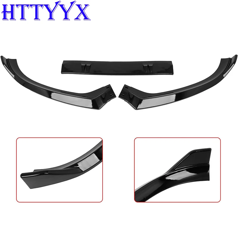 Car Front Bumper Splitter Lip Diffuser Body Kit Spoiler Guard For Audi A4 B8 8K Sedan 2007 2008 2009 2010 2011