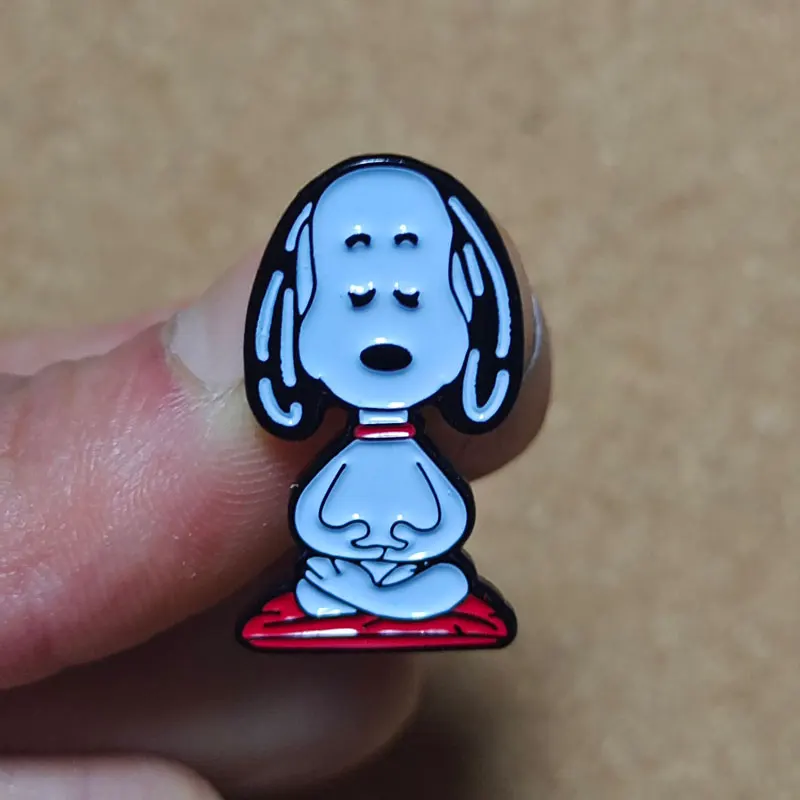 Snoopy Enamel Pins Cute Dog Brooches for Women Cartoon Badge on Backpack Hat Decoration Accessories Anime Jewelry Fans Gift