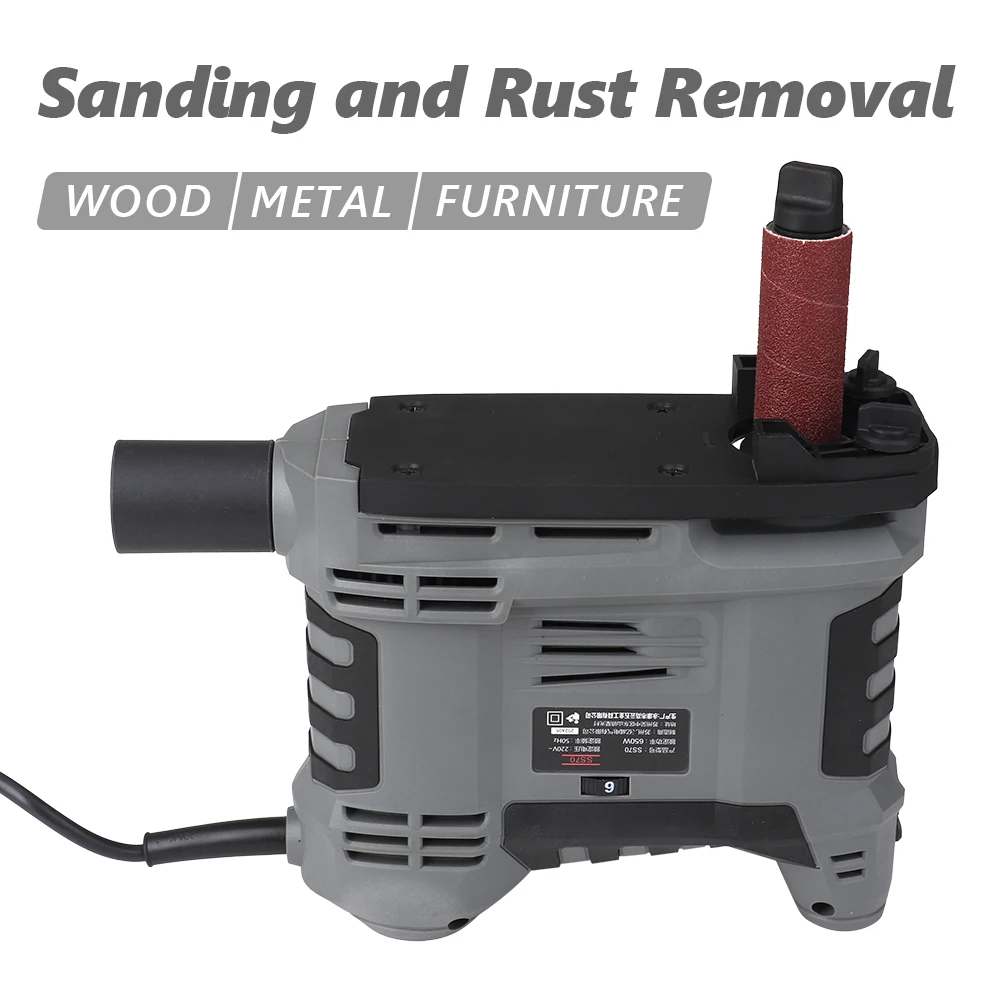 Woodworking Arc Polishing Machine Shaft Sander Special-shaped Curved Belt Column Machine for Precision Sanding Polishing Tools