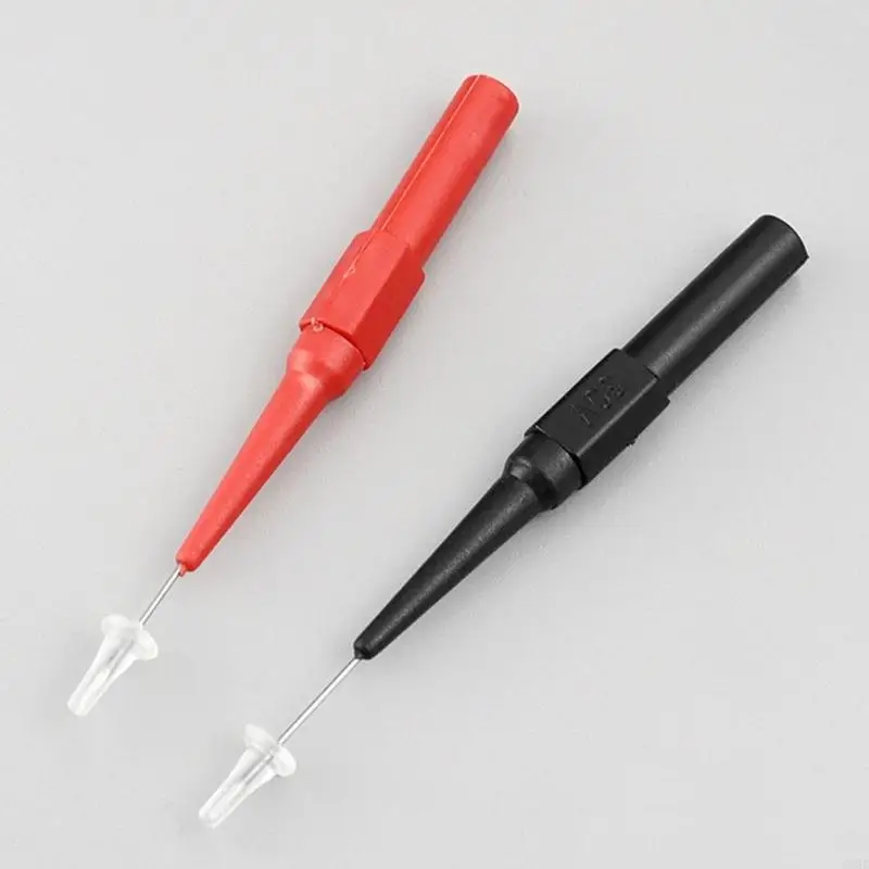 

G92C Upgrades Circuit Tester Leads with Fine Tip Corrosion Resistant Electrical Test Tips Metal Tip Pair For Automotive Care