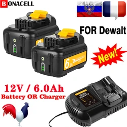 For Dewalt 12v battery DCB127-XJ Bateria 12 Volt 6.0Ah for dewalt 12V batteries dcb120 DCB123 DCB122 DCB124 DCB121