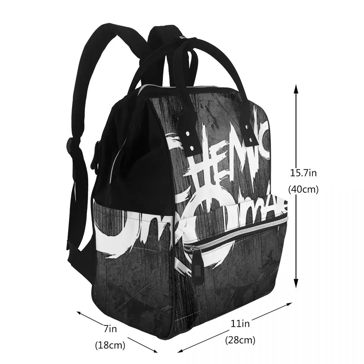 Mcr Band Punk Rock My Chemical Romance Student Backpack School Bag Hiking Travel Daypack for Men Women Bookbag Shoulder Bags