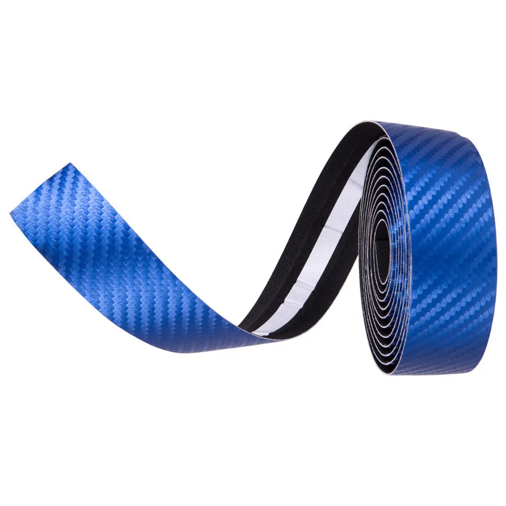 

2 Rolls Premium Carbon Fibre Handlebar Tape Wear Resistant Easy Install Bicycle Handlebar Tape for All Bike Types Men Women Pink