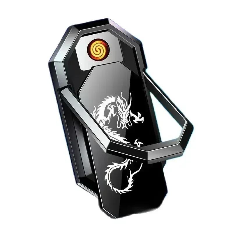 

Strong Magnet Mobile Phone Holder Electric USB Charging Lighter Creative Multifunctional Coil Tungsten Wire Outdoor Camping Gift