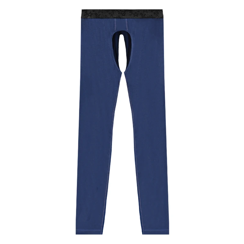2PCS  thermal pants men's thin leggings, middle-aged autumn pants