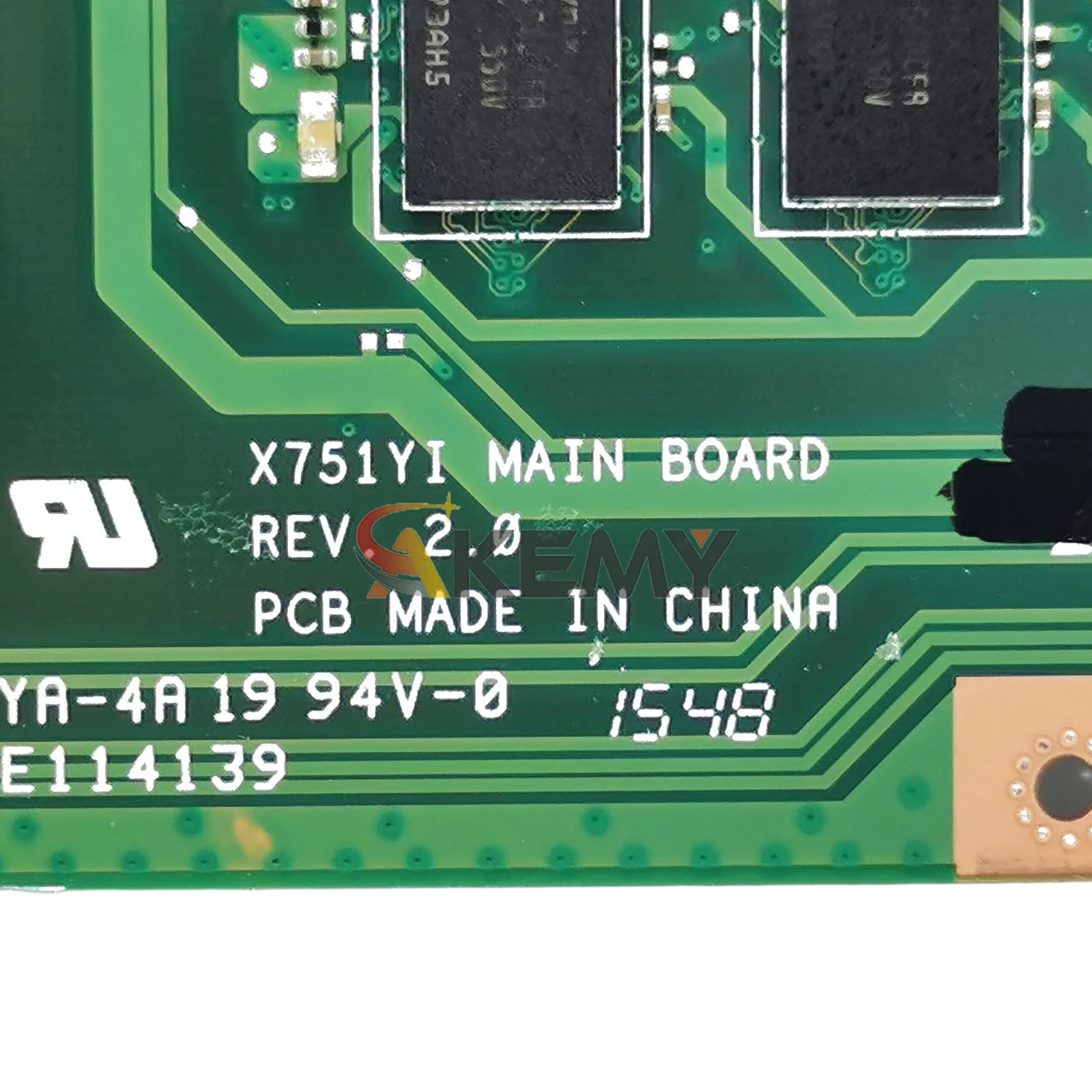 Placa base para ordenador portátil X751YI para ASUS VivoBook A751Y D751Y K751Y X751Y X751YI con CPU A6 A8 A9 100% pruebas OK envío rápido