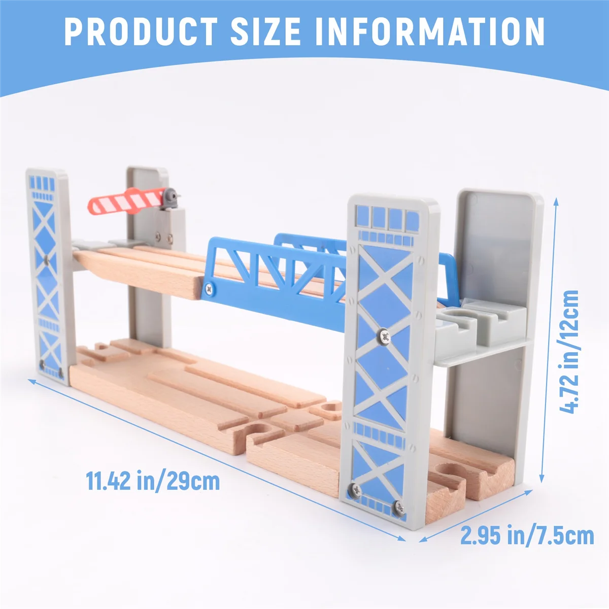 木製の列車のおもちゃ,列車の線路,ダブルデッキ,木製のアクセサリー,オーバーパスモデル,子供のおもちゃ,子供への贈り物